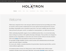 Tablet Screenshot of holatron.com